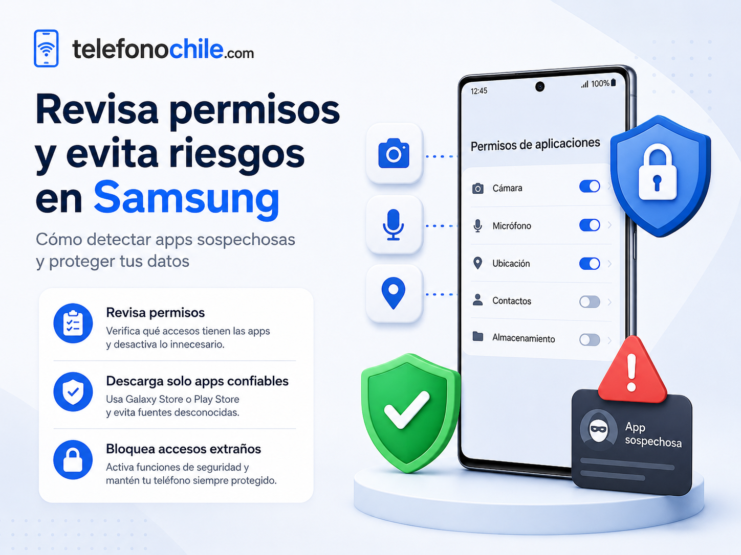 Bloqueador automático en Samsung