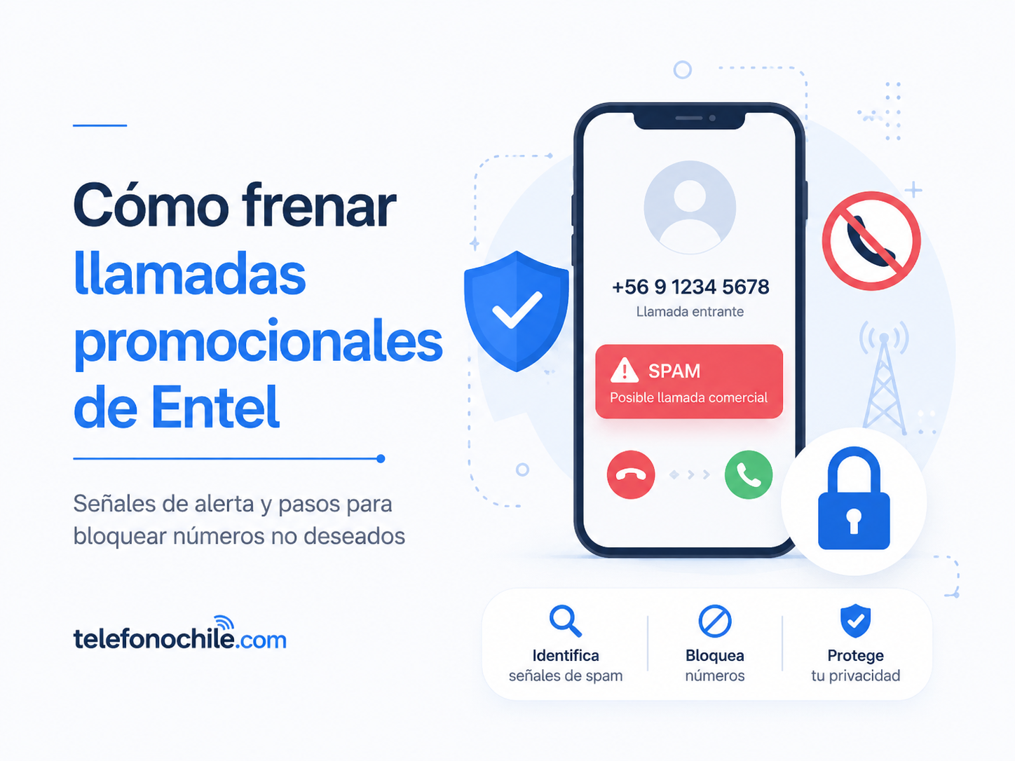 Cómo bloquear llamadas comerciales desde Mi Entel