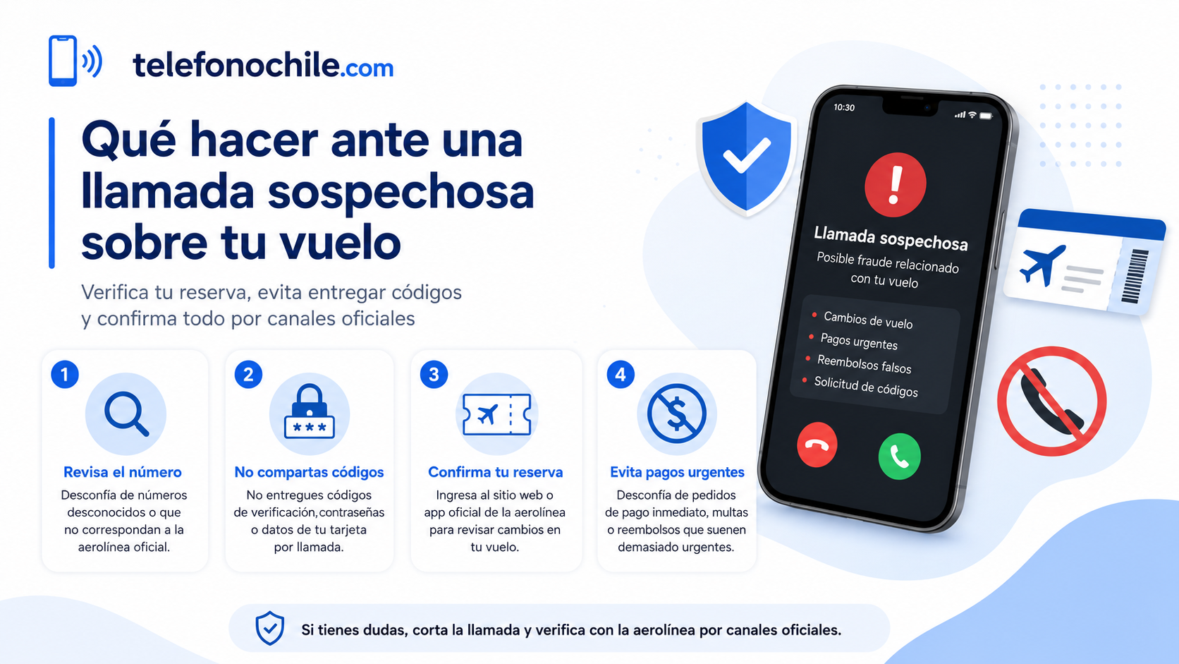 Cómo verificar si la llamada es real