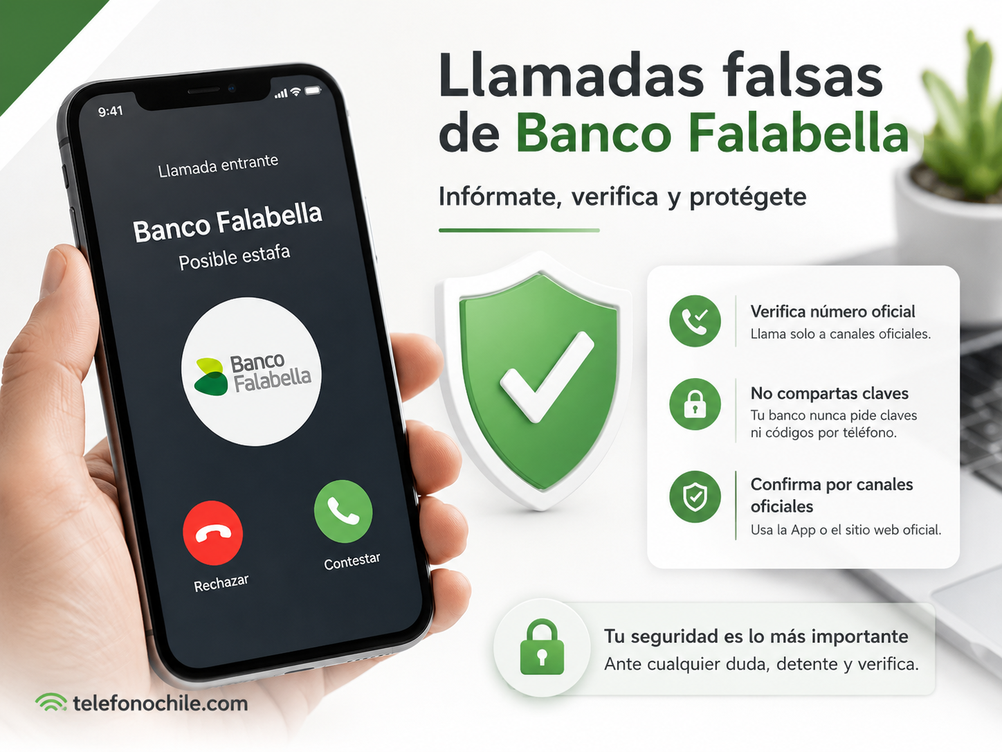 Datos que nunca debes entregar por teléfono