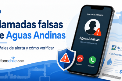 Llamadas falsas de Aguas Andinas
