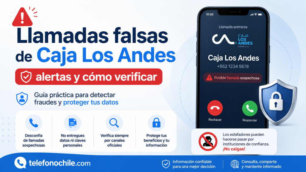 Llamadas falsas de Caja Los Andes
