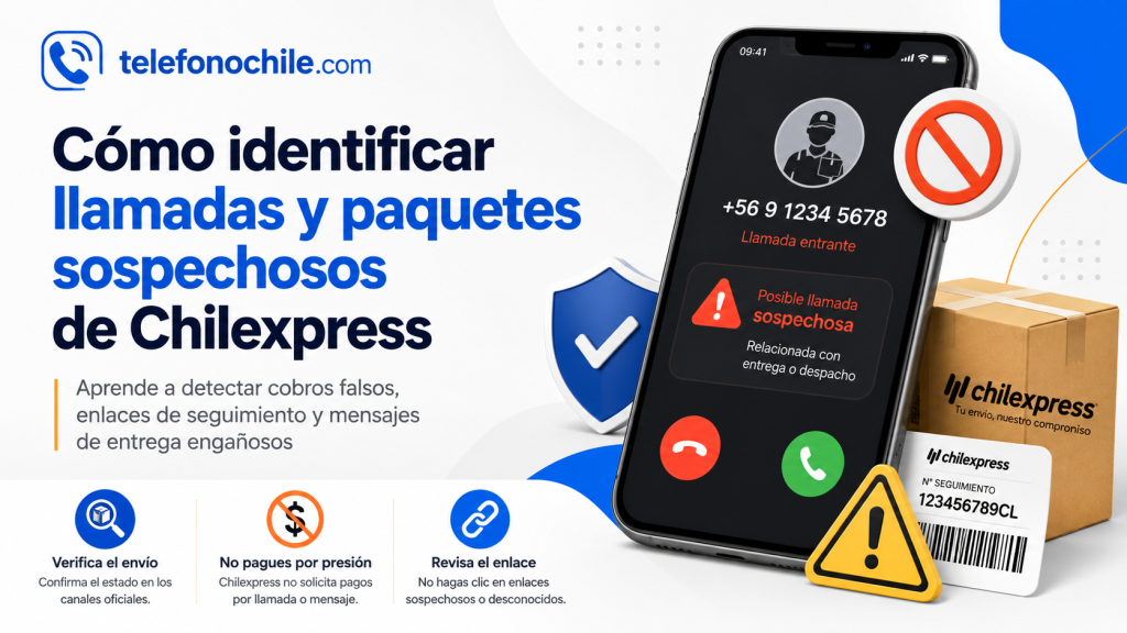 Llamadas falsas de Chilexpress