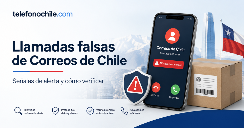 Llamadas falsas de Correos de Chile
