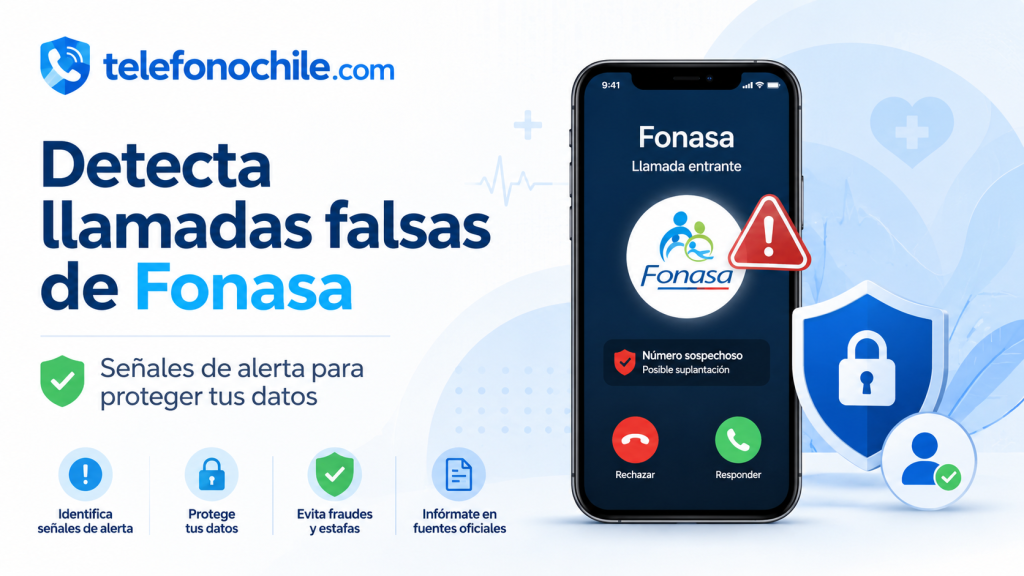 Llamadas falsas de Fonasa