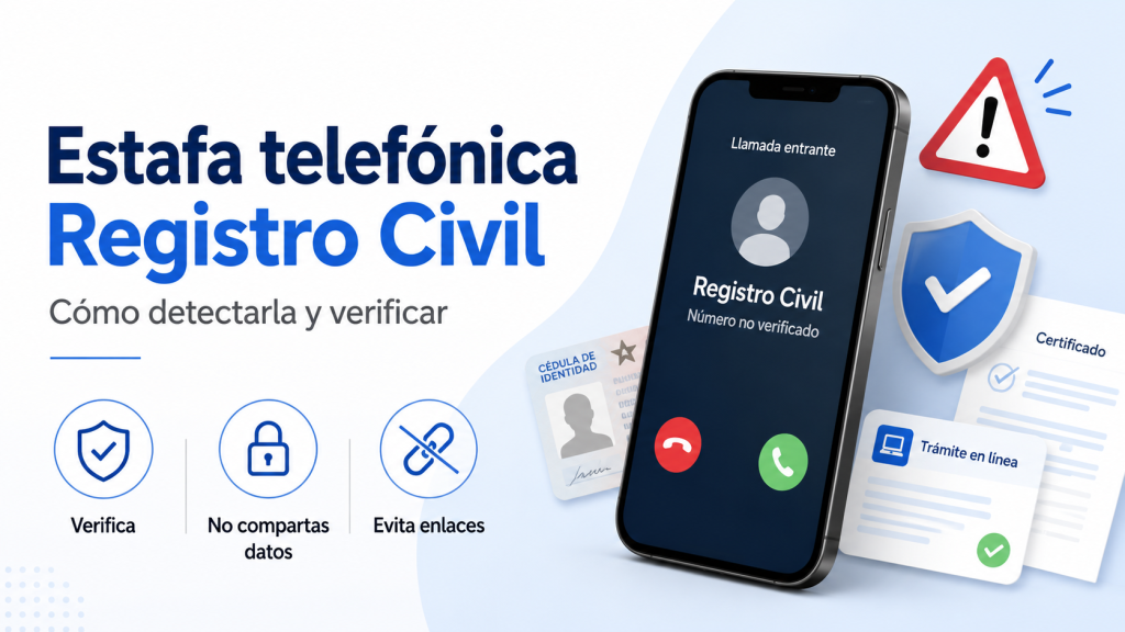 Llamadas falsas de Registro Civil