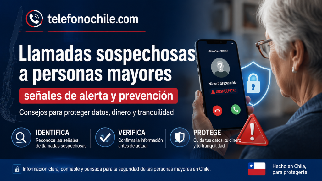 Llamadas sospechosas a adultos mayores
