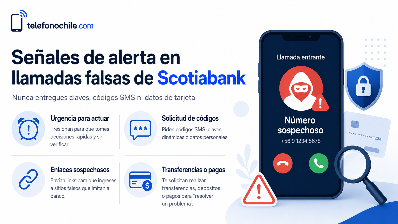 Tipos de fraudes relacionados con llamadas falsas